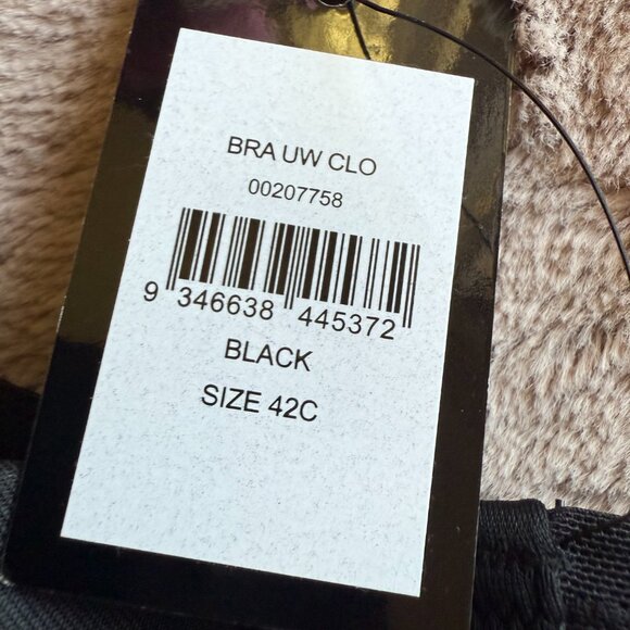 Lot of 4 Bras Size 38D from Hips & Curves Black, Melon, Latte, Teal Floral NWT - Picture 10 of 10